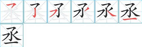 丞筆畫|《丞》字笔画、笔顺、笔划